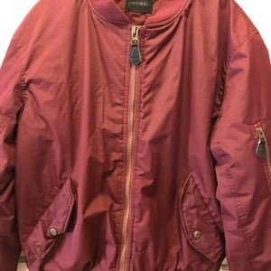 Decibel Mens Jacket Sz Med Zip Quilted Lining